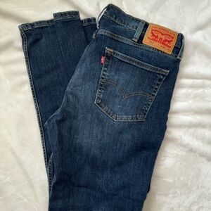 Levi's Blue Relaxed Jeans with Faded Texture